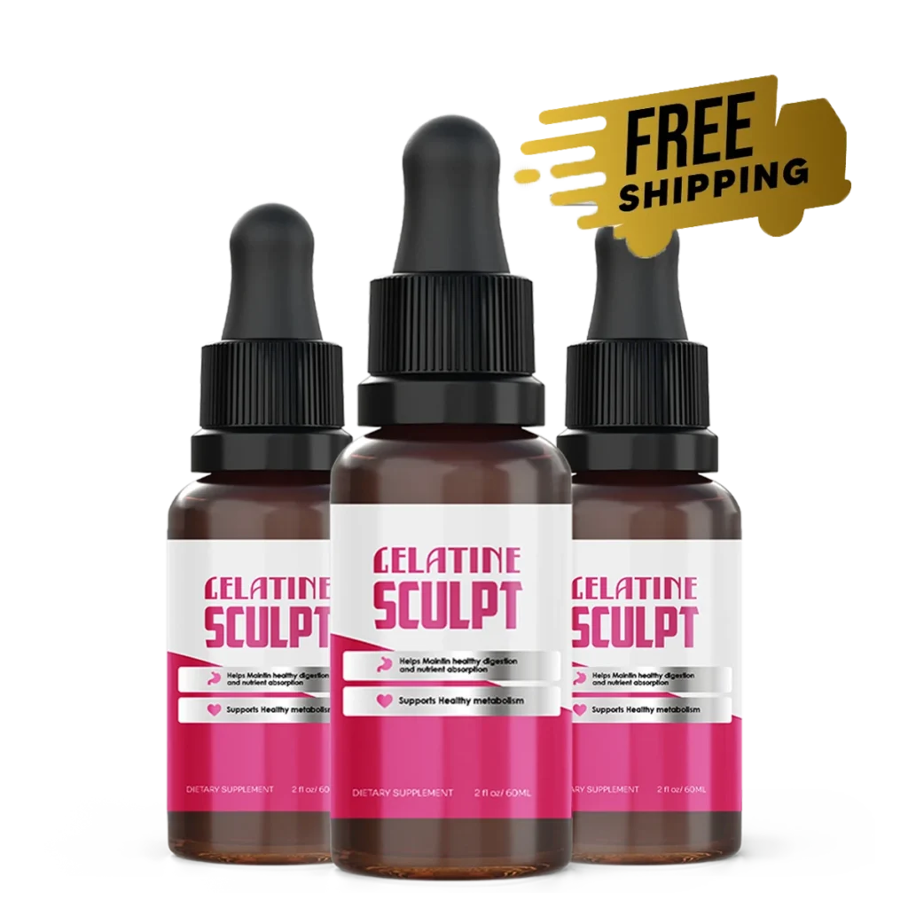 Gelatine Sculpt serum bottle